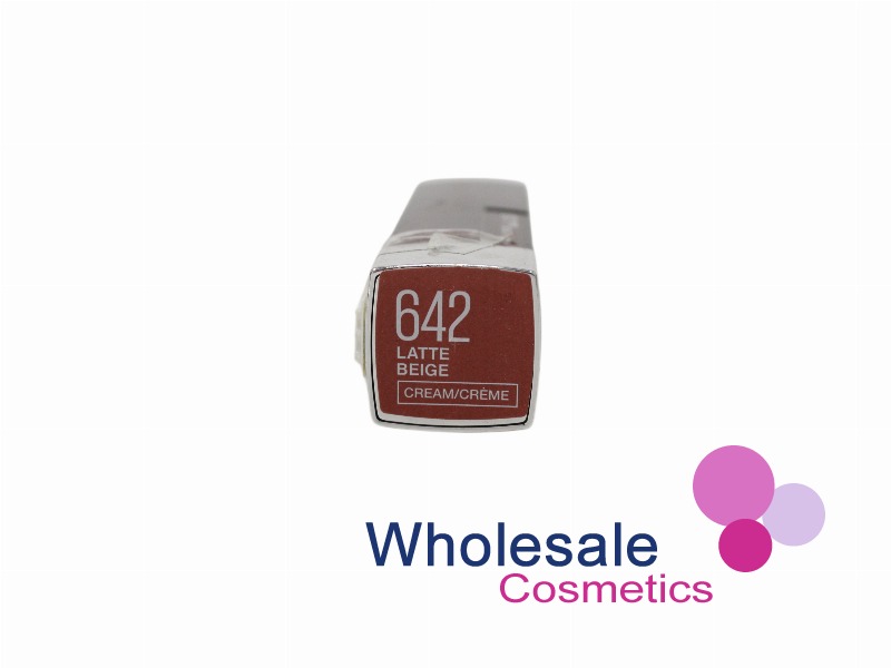 10 x Maybelline Colour Sensational Lipstick - 642 LATTE BEIGE